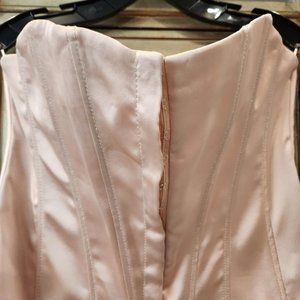 Pink Satin Corset